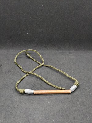 หลวงพ่อคูณ วัดบ้านไร่ ตะกรุดโทน ทองแดงเยอรมัน พร้อมลูกสะกด AC1033