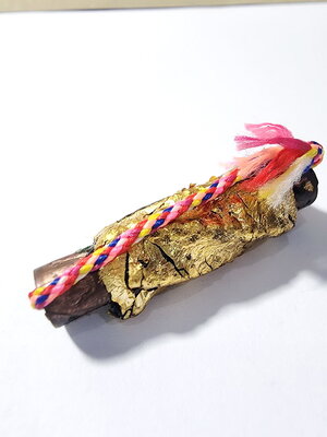 หลวงพ่อปุ่น ธัมมปาโล วัดป่าบ้านสังข์ จ.ร้อยเอ็ด ตะกรุดเสือนอนกิน (AC394)