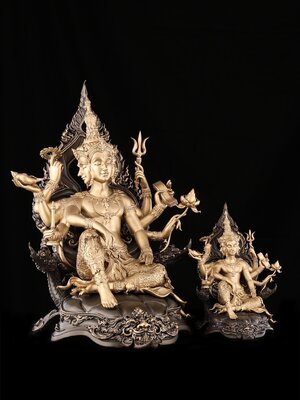 พระพรหมบรมสุขคู่ชีวิต กลวงปู่ยูร ญาณวิโร วัดหนองป่าหมาก จังหวัดสระแก้ว