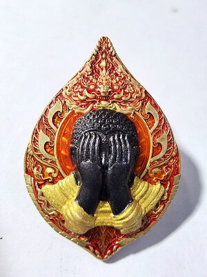 หลวงปู่โต๊ะ วัดถ้ำสิงโตทอง จ.ราชบุรี พระปิดตาพุทธศิลป์ รุ่น ชนะจน AC534