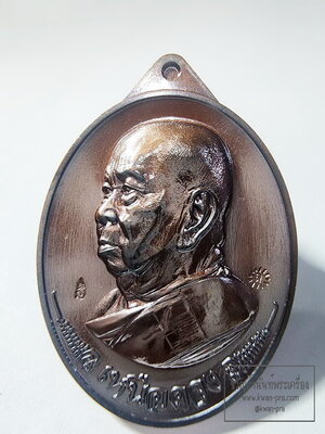 หลวงปู่ล้อม วัดป่าเมตตาธรรม เหรียญเหนือดวง (KP6389)