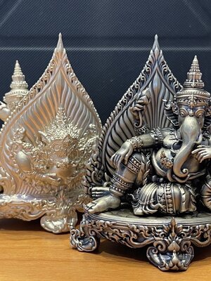 พระพิฆเนศไสยาสนคเณศ พระราหู รุ่น ปฏิหาริย์เหนือดวง วัดสมานรัตนาราม แปดริ้ว ฉะเชิงเทรา