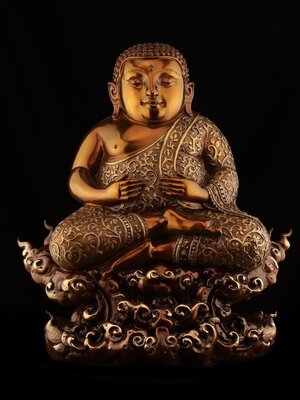 พระสังกัจจายน์ ขนาดหน้าตัก 9 นิ้ว จัดสร้างโดย : พุทธศิลป์สร้างวัด