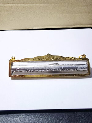 หลวงปู่หมุน วัดบ้านจาน ตะกรุด เงินไหลมา พร้อมเลี่ยม(AC713)