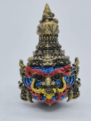 หลวงปู่นิ่ม วัดพุทธมงคล เศียรปู่ ท้าวเวสสุวรรณ รับทรัพย์ทั่วทิศ (AC1380)