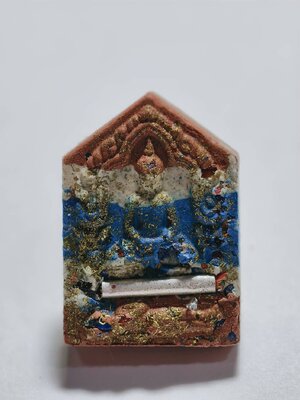 หลวงพ่อพัฒน์ วัดห้วยด้วน ขุนแผน 100 ปี ปาฏิหาริย์ ตะกรุดเงิน KA1799