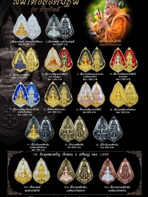 สมเด็จองค์ปฐม รุ่น สารพัดดี หลวงพ่อหนุน สุวิชโย วัดพุทธโมกขพลาราม
