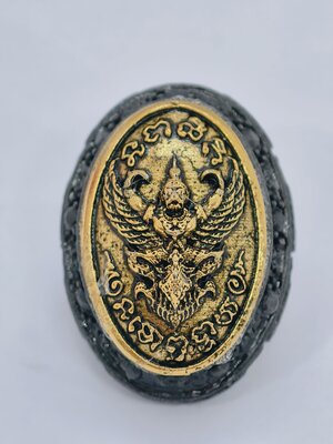 หลวงปู่มหาศิลา สิริจันโท วัดโพธิ์ศรีสะอาด เบี้ยแก้พญาครุฑ ยอดบารมี KA2437