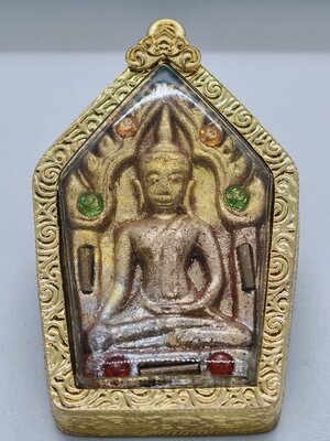 หลวงปู่มหาศิลา สิริจันโท พระผง ขุนแผน รุ่น รวมแร่กายสิทธิ์ พุทธาภิเษก 2 วาระ หลัง สมเด็จปิดตาปรก (KA1987)