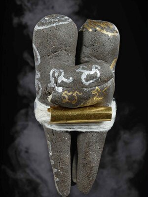 หลวงพ่อสมหมาย ขันติโก วัดคำโพธิ์ อิ้นคู่ มหาเสน่ห์ รุ่น ผัวรักเมียหลง