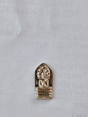 หลวงปู่อินทร์ รุ่น สร้างบารมี พระนาคปรกใบมะขาม รุ่นแรก KA1744