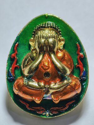 หลวงปู่โต๊ะ วัดถ้ำสิงโตทอง พระปิดตา จัมโบ้ พุทธศิลป์ สร้างน้อย (AC3245)