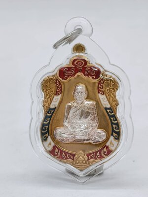 หลวงพ่อพัฒน์ วัดห้วยด้วน เสมาใหญ่ บรมครู หนุนดวง หน้าเงิน พร้อมเลี่ยม (AC1874)