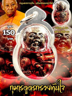 หลวงพ่อเมียน วัดบ้านจะเนียงวนาราม กุมารดูดรกรวยทันใจ