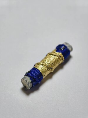 หลวงปู่แผ้ว วัดรางหมัน ตะกรุดดอกแดงเล็ก ยุคแรก ออกวัดกำแพงแสน AC1897