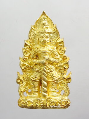 ท้าวเวสุวรรณ หลังมหาเทพจำแลง ครูบากฤษณะ อินทวัณโณ ทอง