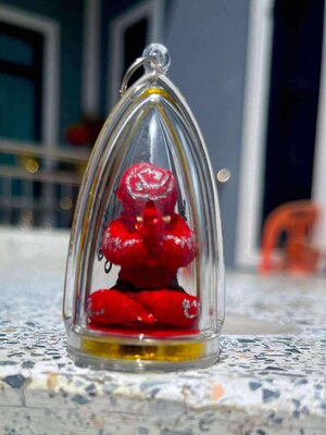 หลวงพ่อเมียน วัดบ้านจะเนียงวนาราม หุ่นพยนต์ถักเชือก ขอได้ไหว้รับ