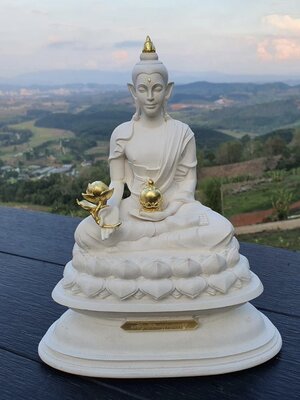 พระไกษัชยคุรุพุทธเจ้า บรมครูแห่งแพทย์ทางเลือก อาจารย์กวง ลอไพบูลย์