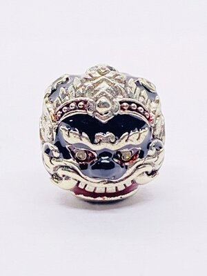 ลูกอม พระราหูนอโมศรีวิชัย รุ่น บารมีศรีวิชัย เนื้ออัลปาก้า ลงยา KM098