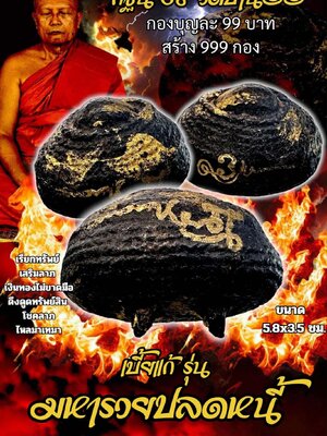 หลวงพ่อเงิน วัดบ้านอ้อ เบี้ยแก้ รุ่น มหารวยปลดหนี้ กฐิน๖๘