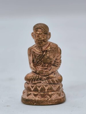 หลวงปู่อิ่ม วัดทุ่งนาใหม่ นครศรีธรรมราช หลวงพ่อทวด บัวรอบก้นลายเซ็น รุ่นแรก (KA1237)