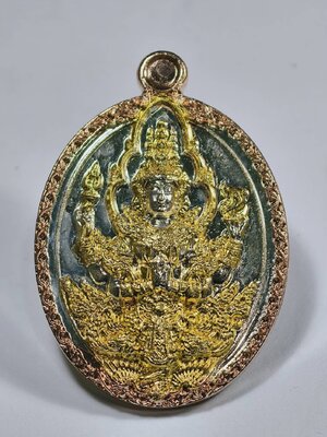 หลวงพ่อพัฒน์ วัดห้วยด้วน พระพรหม เสวยสุข 3K กล่องเดิม (KA1106)