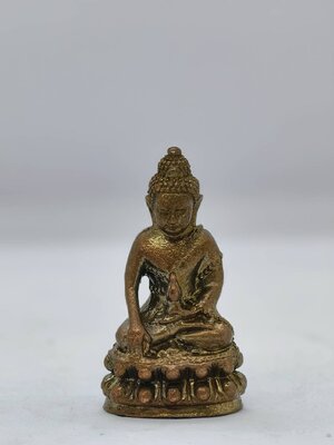 หลวงพ่อทอง วัดบ้านไร่ พระกริ่งไพรีพินาศ กล่องเดิม KA1372