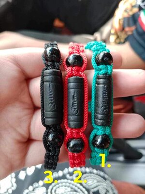 สร้อยข้อมือ เนื้อน้ำพี้ กำไลดูดทรัพย์ มหามงคล หลวงปู่อิ่ม วัดทุ่งนาใหม่ นครศรีธรรมราช