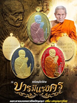 เหรียญไขว้ข้าง บารมีเเรงครู หลวงปู่อิ่ม วัดทุ่งนาใหม่ นครศรีธรรมราช