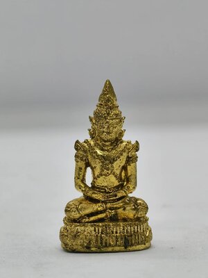 หลวงปู่หมุน ฐิตสีโล พระแก้วมรกต รุ่น มหาฐิตสีโล หมุนรวยทันใจ เนื้อทองแดง จัดสร้างปี ๒๕๖๑ (KA1262)