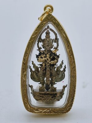 หลวงปู่มหาศิลา วัดโพธิ์ศรีสะอาด ท้าวเวสสุวรรณ พุทธศิลป์ จตุมหาราชิกา รวยสะท้านปฐพี KA2714