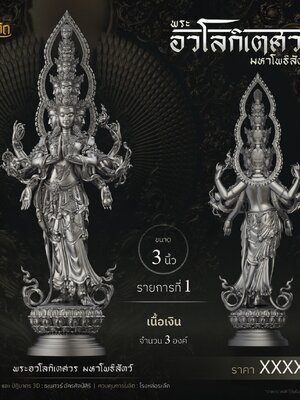 วัตถุมงคล พระอวโลกิเตศวร มหาโพธิสัตว์ โรงหล่อระลึก