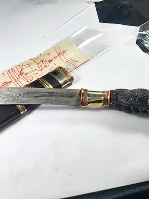 หลวงพ่อยอด โกสโล วัดตะคร้อ มีดหมอเทพศาสตรา รุ่น ชนะมาร เทพศาสตราวุธ ด้ามท้าวเวส สารพัดปราบ (KA855)