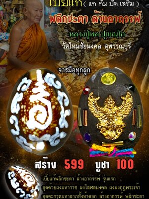 เบี้ยแก้ พลิกชะตา ล้างอาถรรพ์ หลวงปู่พล วัดใหม่ชัยมงคล สุพรรณบุรี