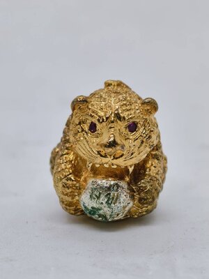 หลวงพ่อพัฒน์ วัดห้วยด้วน นครสวรรค์ ลูกอม เสือมหาอำนาจ 2K AC1711