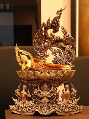 พระจตุรพิธบารมีไสยาสน์ หลวงพ่อวิจิตร อนุชาโต สำนักปฏิบัติธรรมพุทธบูชา จังหวัดนครปฐม