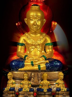 กุมารทอง ประสิทธิโชค รุ่นที่3 ครูบาลาย วัดโพธิ์ชัยบ้านเว่อ กาฬสินธุ์