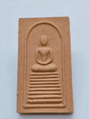 หลวงปู่เจือ วัดกลางบางแก้ว สมเด็จ พิมพ์ไพ่ตอง รุ่น บรรจุกรุ (KA2152)