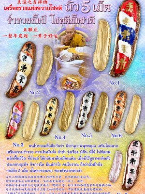 ถั่ว5เม็ด ร่ำรวยทั้งปี โชคดีทั้งชาติ ครูบาแบ่ง วัดบ้านโตนด นครราชสีมา