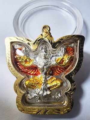 หลวงปู่อิ่ม วัดทุ่งนาใหม่ พญาครุฑ บันดาลทรัพย์พันล้าน 3K (AB6099)