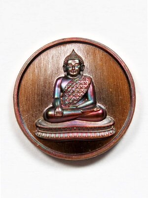 หลวงพ่อสำเร็จ เหรียญโชคดี เจริญดี สร้างเจดีย์วิมุตติธรรม วัดโคกเจริญ