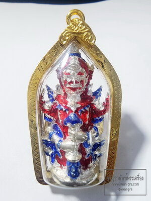 หลวงปู่อิ่ม วัดทุ่งนาใหม่ ท้าวเวสสุวรรณ รวยแสนล้าน พร้อมเลี่ยม (AC167)