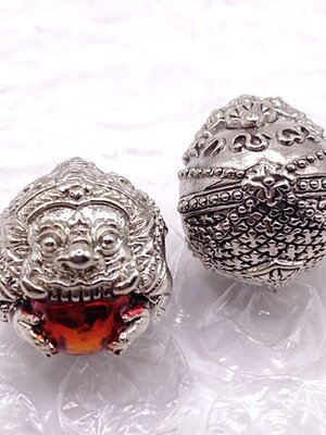 พ่อท่านผ่อง ลูกสะกดพระราหูแปลงฤทธิ์ 2568 ขนาด 1.3 ซม SM141