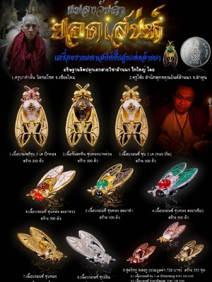 แมลงวันคำ ปลดเสน่ห์ ครูบาคำฝั้น วัดกอโชค และ ครูโต้ง สำนักพุทธคุณยันต์ล้านนา