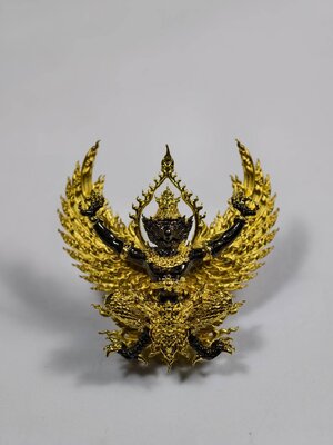 พญาครุฑประสิทธิ์เศรษฐี วัดใหม่เทพประสิทธิ์ จังหวัดเพชรบูรณ์ เนื้อ black ลายทองปีกทองเทวา KA997