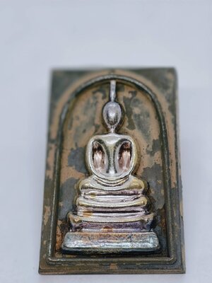 พระสมเด็จ วัดระฆัง ยกฐานะรุ่น2 วัดระฆังโฆสิตาราม 2562 หน้ากากเงิน (KA1406)