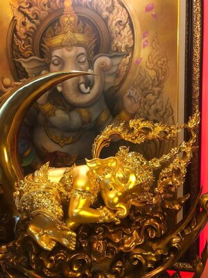 พระพิฆเนศ สุขนิรันดร์ ขนาดความสูง รวมฐาน 26 นิ้ว
