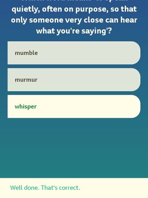 Murmur,mumble,whisper