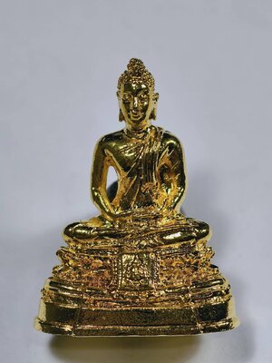 พระพุทธภูมิพลาภิบาลทศพลญานมุนี พ.ศ. 2554 เนื้อกะไหล่ทอง (KA1124)