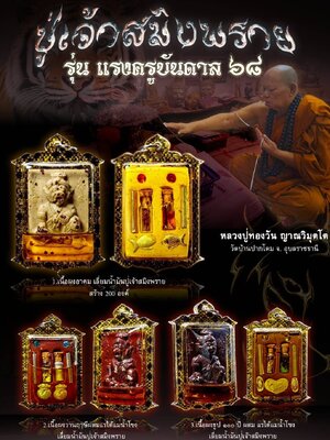 หลวงปู่ทองวัน วัดบ้านปากโดม ปู่เจ้าสมิงพราย รุ่น แรงครูบันดาล ๖๘